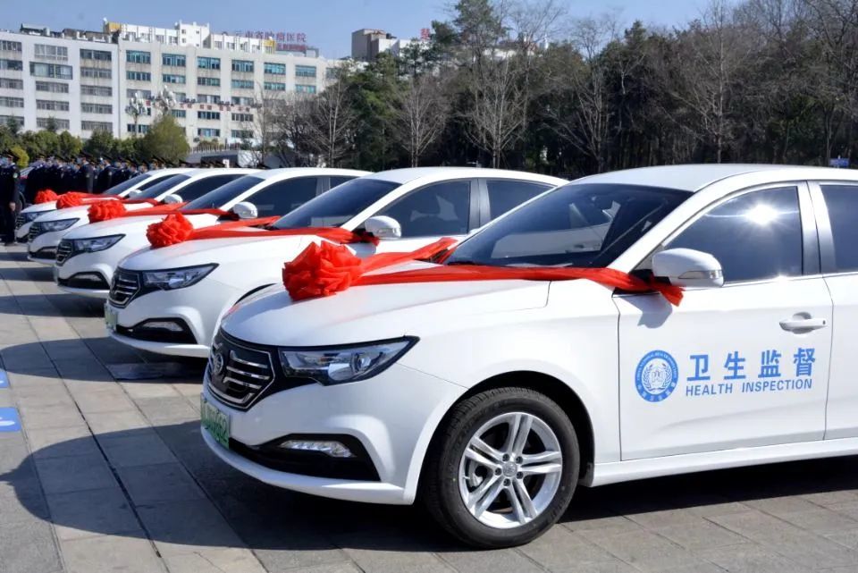 今天新执法车辆发放至西山区卫生监督基层一线