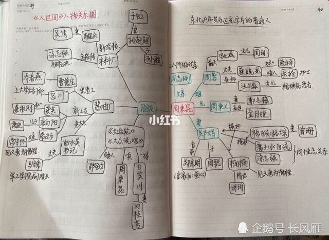 一图读懂《人世间》里的人物关系