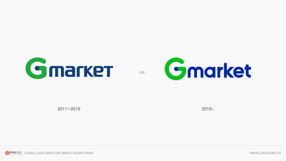 gmarket global 後,該品牌將沿用韓國電子商務品牌 gmarket 的標誌,而