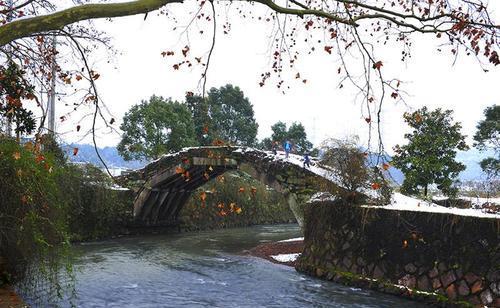 研究中国古代石拱桥的重要实物资料,浙江省义乌市古月桥_腾讯新闻