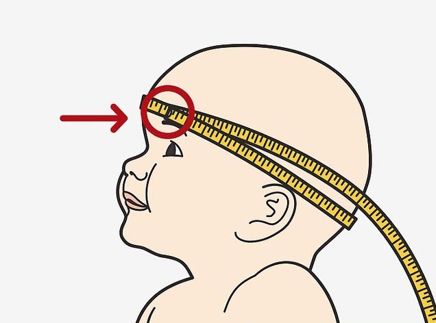 头围就是枕额径(occipitofrontal circumference ofc,具体测量方法