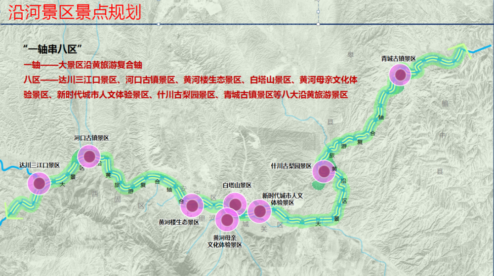 規劃範圍包括黃河蘭州段西起西固區達川鎮,東至榆中縣青城鎮,全長152