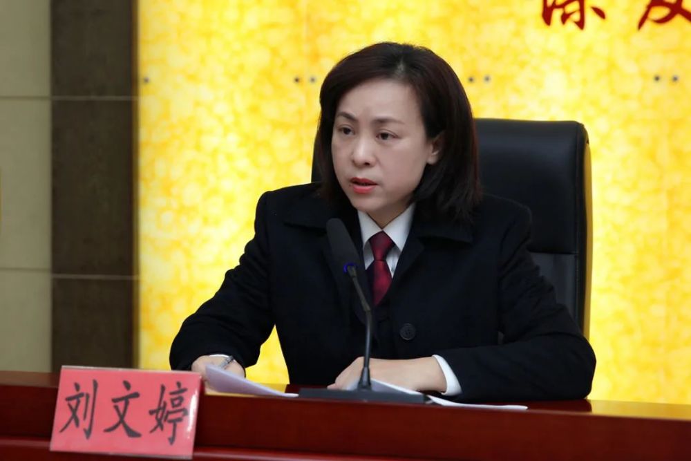 党组部署  发出"动员令"会议由院党组书记,检察长刘文婷主持,全体检察