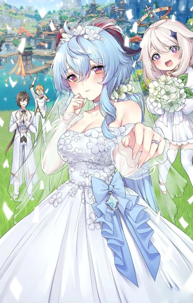 你不对劲原神婚纱篇甘雨