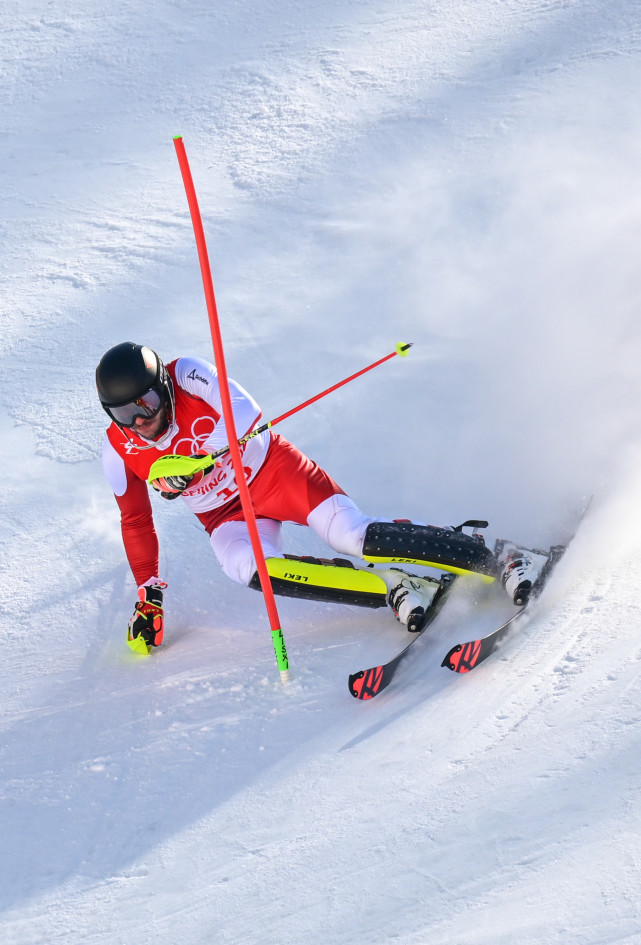 北京冬奥会高山滑雪男子回转比赛赛况18