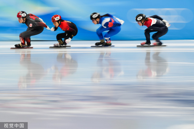 冬奥会短道速滑高清图片