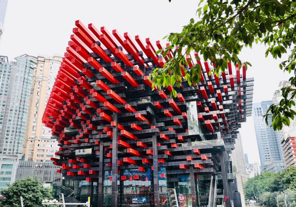 被评为重庆的十大地标建筑之一却像一座筷子楼