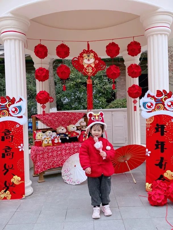 虎力全開健康迎新上海市實驗幼兒園的虎年開學第一天