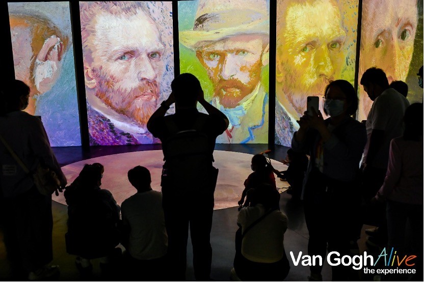 梵高再现vangoghalive沉浸式光影大展全国巡展北京站即将收官