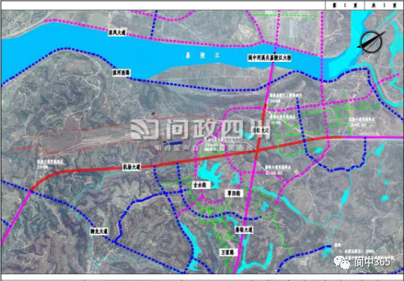 阆中机场大道规划图图片