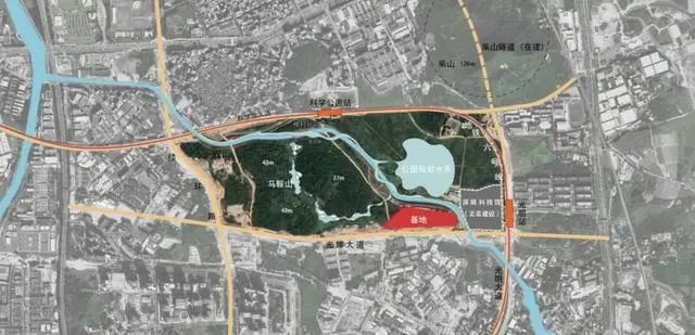 5萬平方米,北鄰大型城市公園——佔地216公頃的光明科學公園,東鄰建設