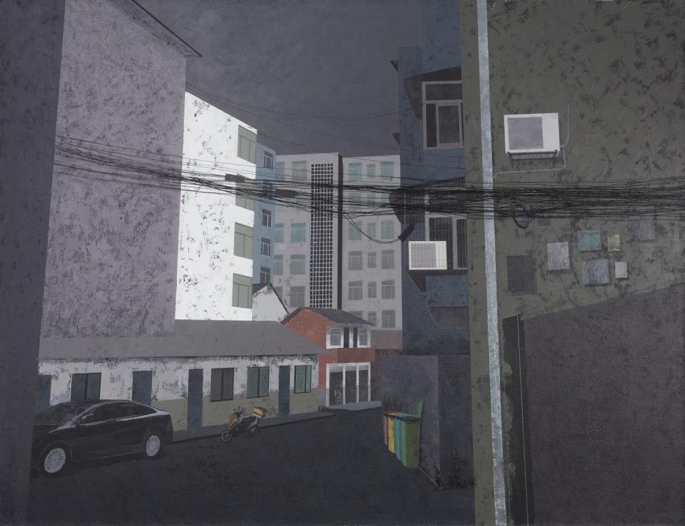 国家艺术基金油画老城巷口共享中国年携手向未来活动参展作品