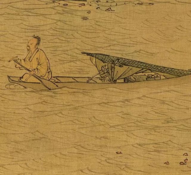 中国古船画图片
