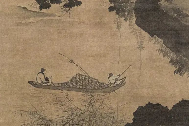 精品欣赏扁舟一叶湖海生涯古画里的船