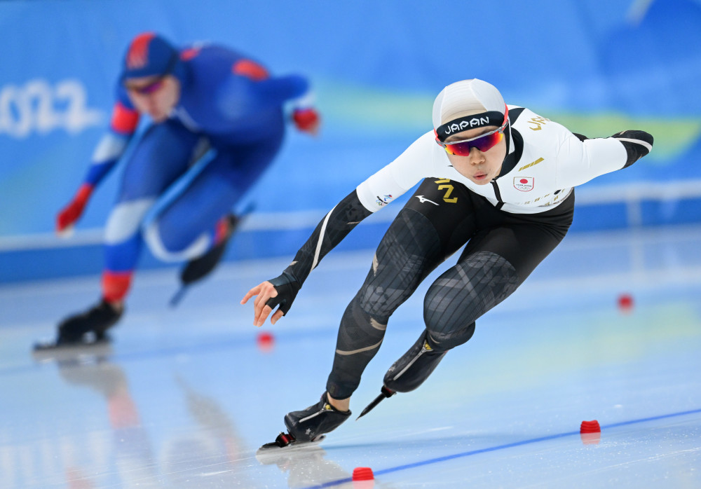 北京冬奧會速度滑冰女子1000米決賽日本選手高木美帆奪冠