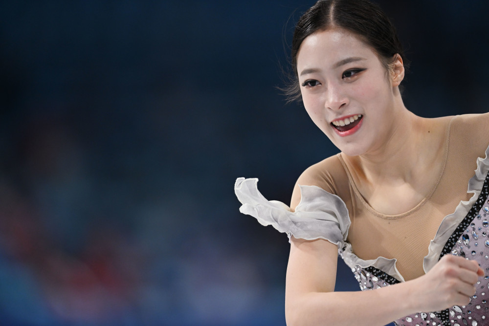 韩国花滑女选手刘永图片