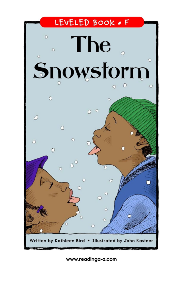 【raz f】65.the snowstorm|raz