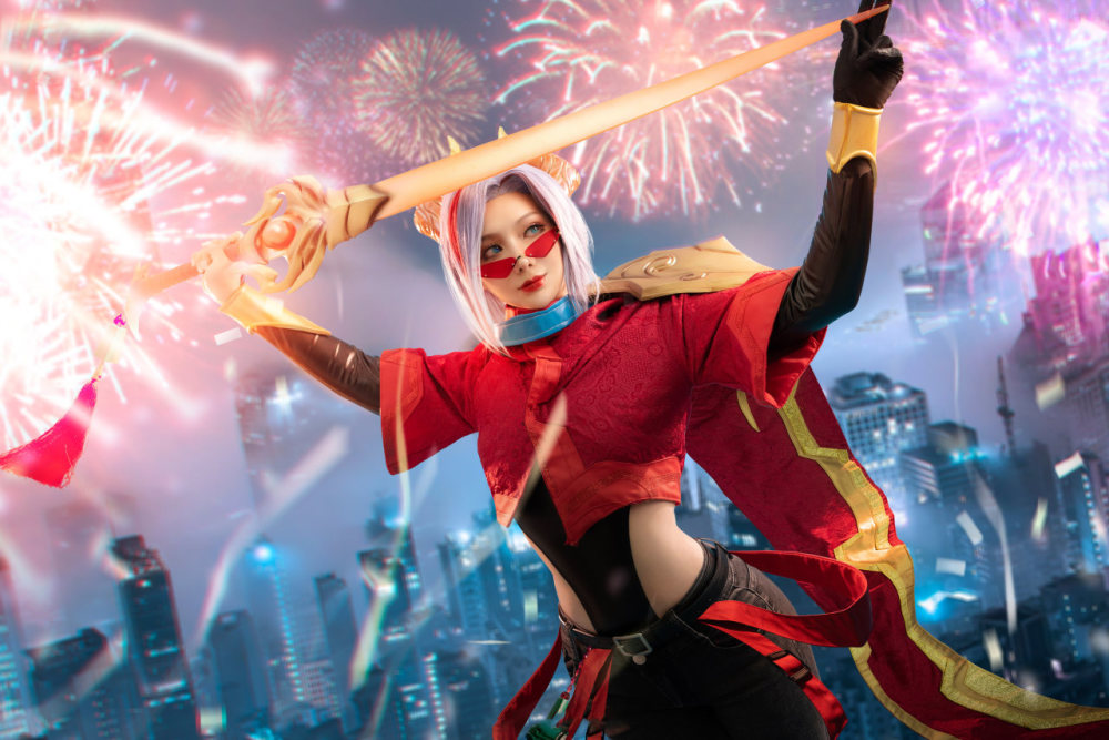 英雄联盟无双剑姬菲奥娜cosplay