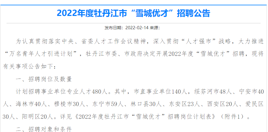 牡丹江招聘_牡丹江市医疗保障局所属医疗保险服务中心公开招聘拟聘用人员公示