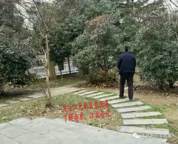 曝光來看看是誰在江北大廠十村小公園內隨地小便