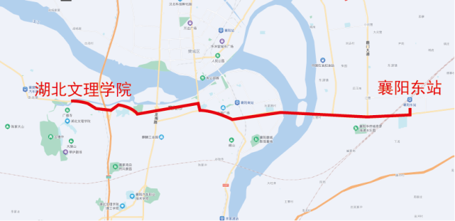 一站直达就从襄阳东站出发