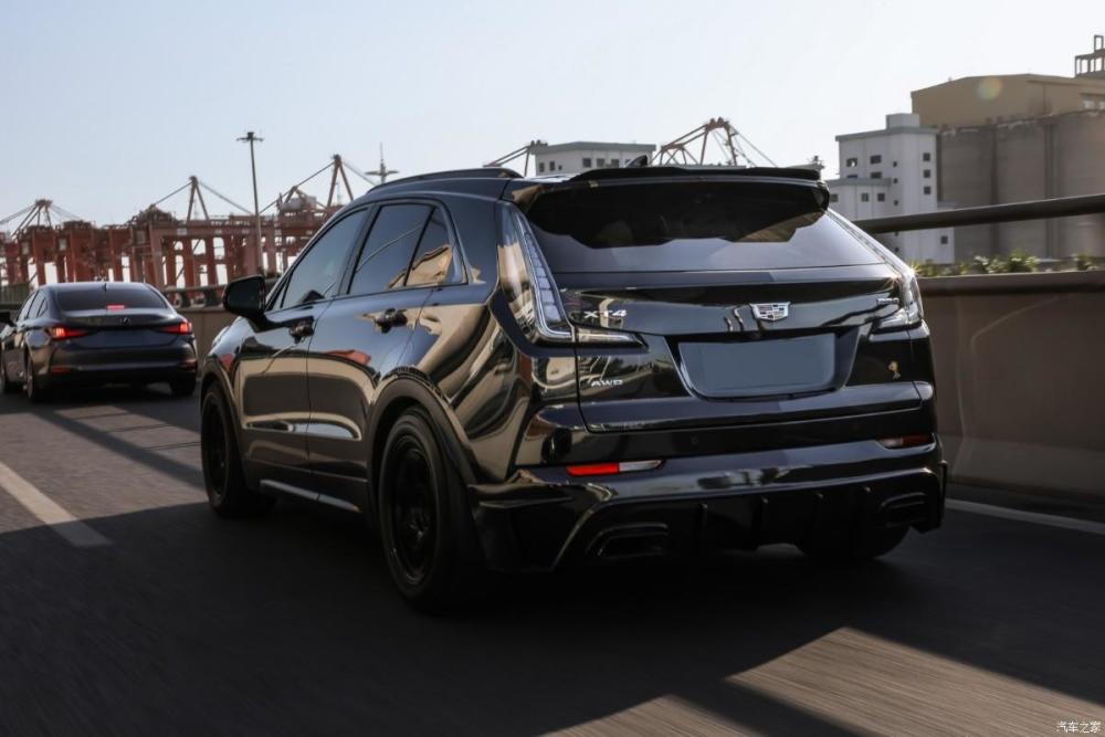 黑武士风凯迪拉克xt4,比gla帅多了!_腾讯新闻
