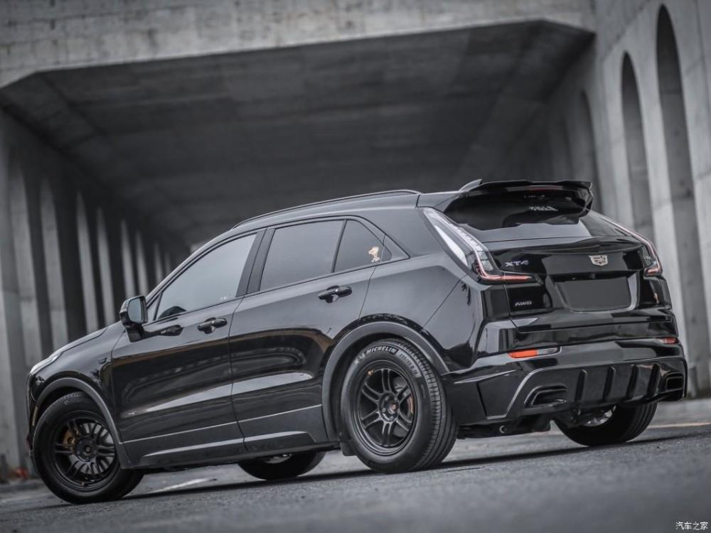 黑武士风凯迪拉克xt4,比gla帅多了!_腾讯新闻