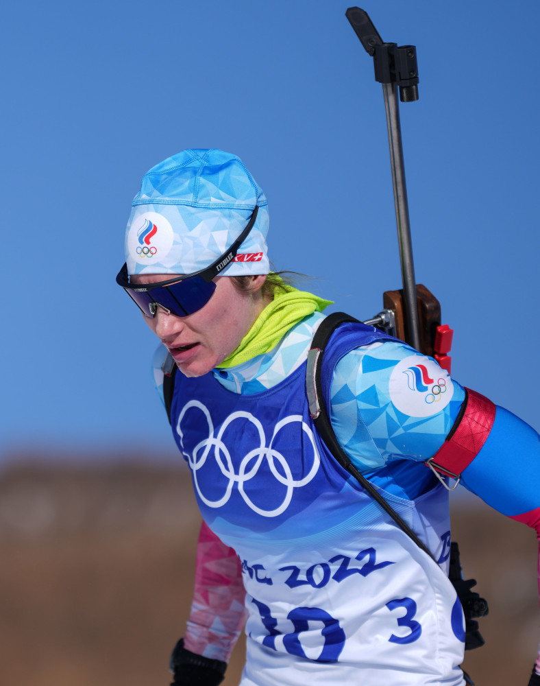 北京冬奥会冬季两项女子125公里集体出发赛况3