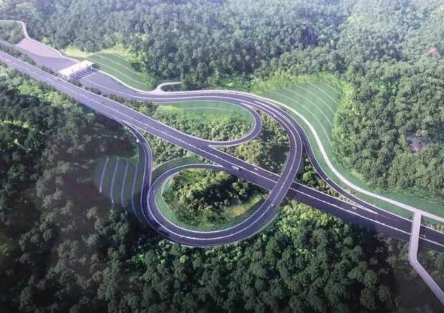 预计2023年7月完工达渝高速高竹互通及连接线工程正式开工