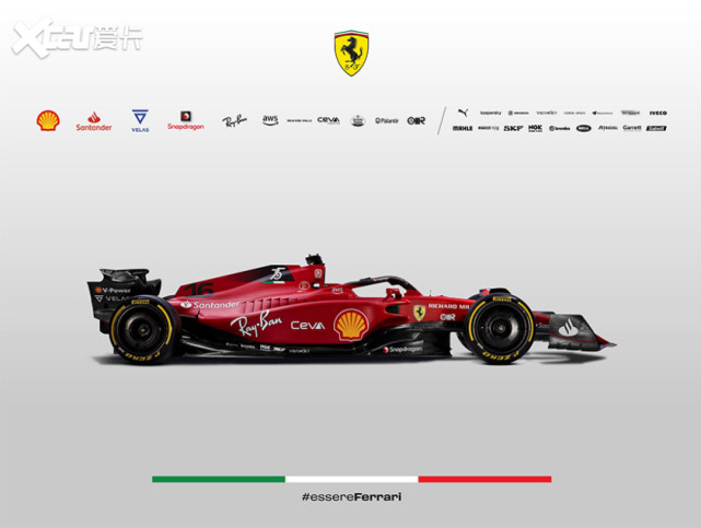 代號f175法拉利發佈2022賽季f1新賽車