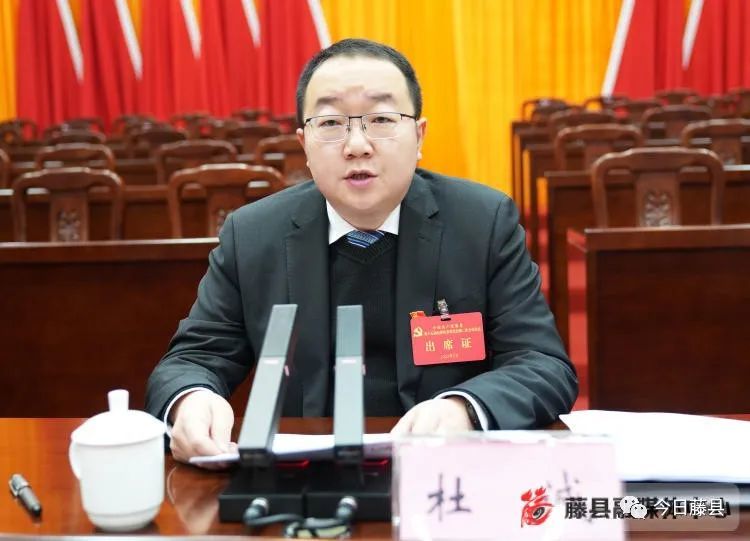 杜诚在中共藤县第十五届纪律检查委员会第二次全体会议上强调要把严的