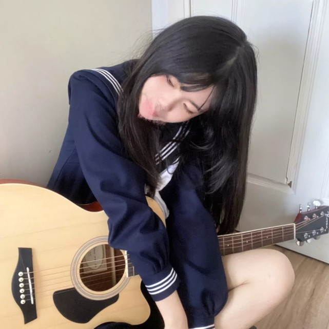 吉他女头随便吧有爱自然诚