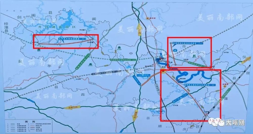 s26萬綿高速(綿陽市至南部縣段)為省級橫線高速公