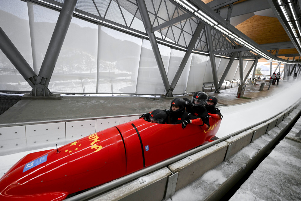 北京冬奧會雪車四人雪車賽況5