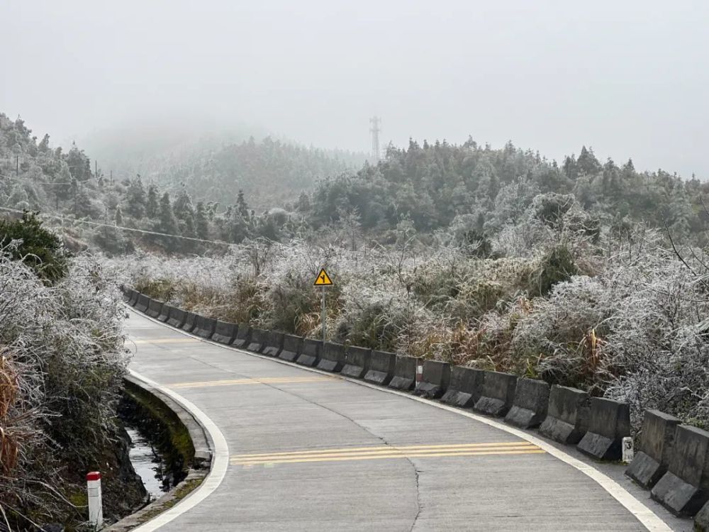 虎年首场雪在韶关乳源下起啦快来蜜雪冰城瞧瞧