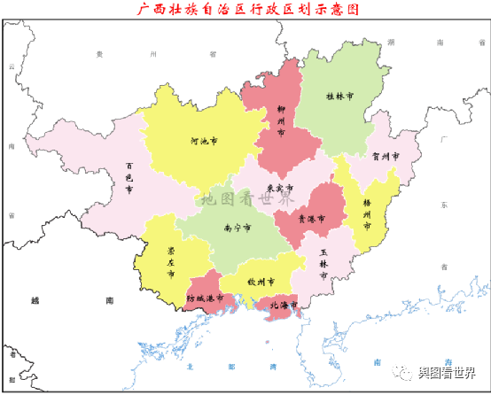 广西各市2021年gdp排名出炉南宁领跑柳州低迷百色和北海反超贵港防城