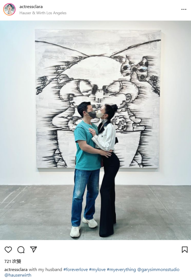 结婚3年亚洲第一美女克拉拉与老公首同框甜蜜表白永远的爱