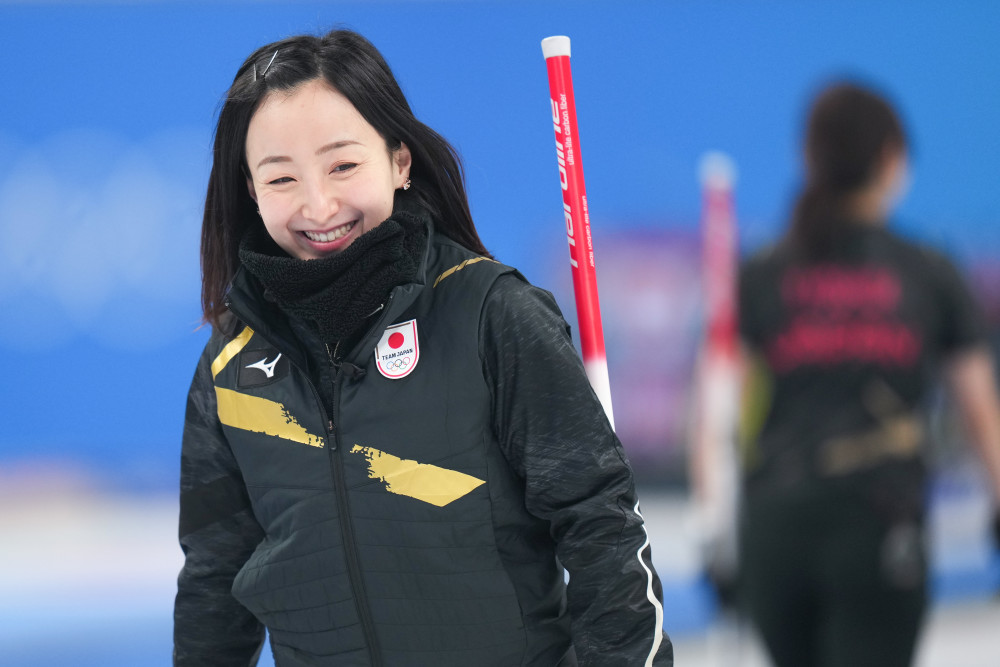 北京冬奥会冰壶女子金牌赛日本队对阵英国队4