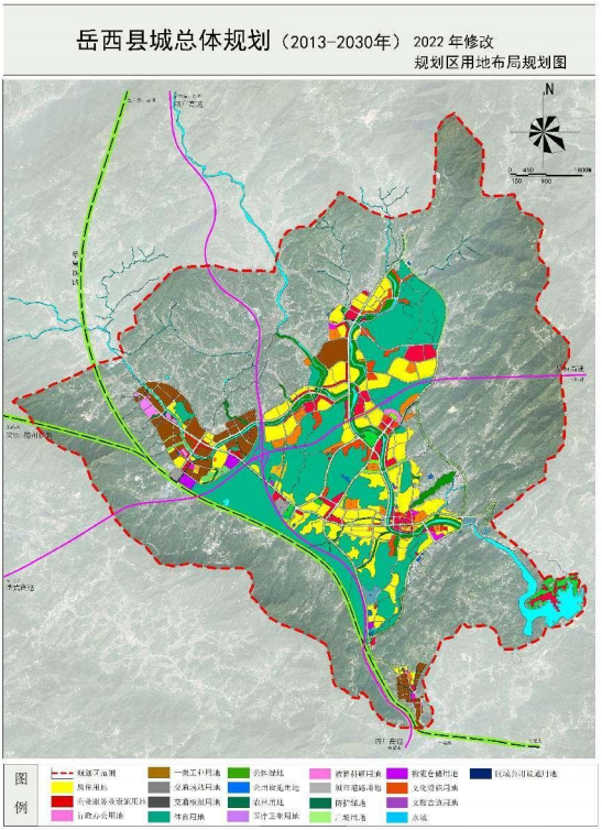 岳西新岳中规划图图片