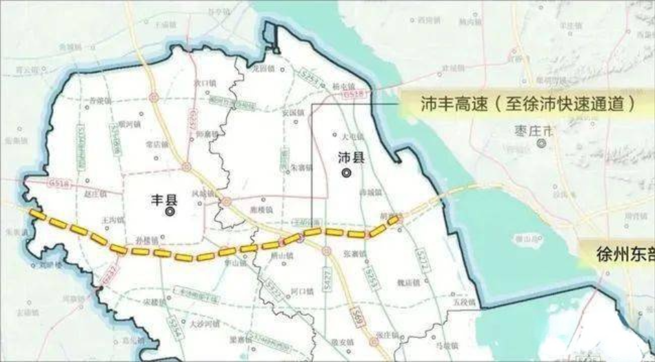 徐民高速单曹段全线共设互通立交7处(其中枢纽互通2处),服务区2处