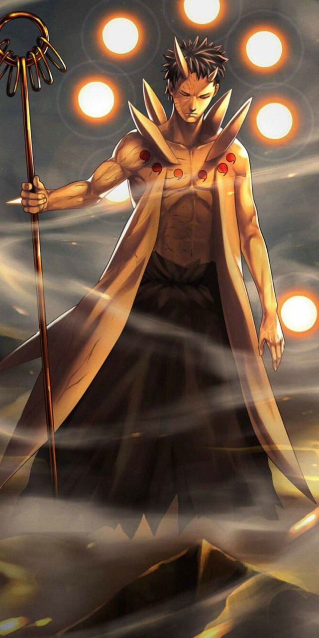 动漫壁纸火影宇智波带土六道手机壁纸有琳的世界要来了