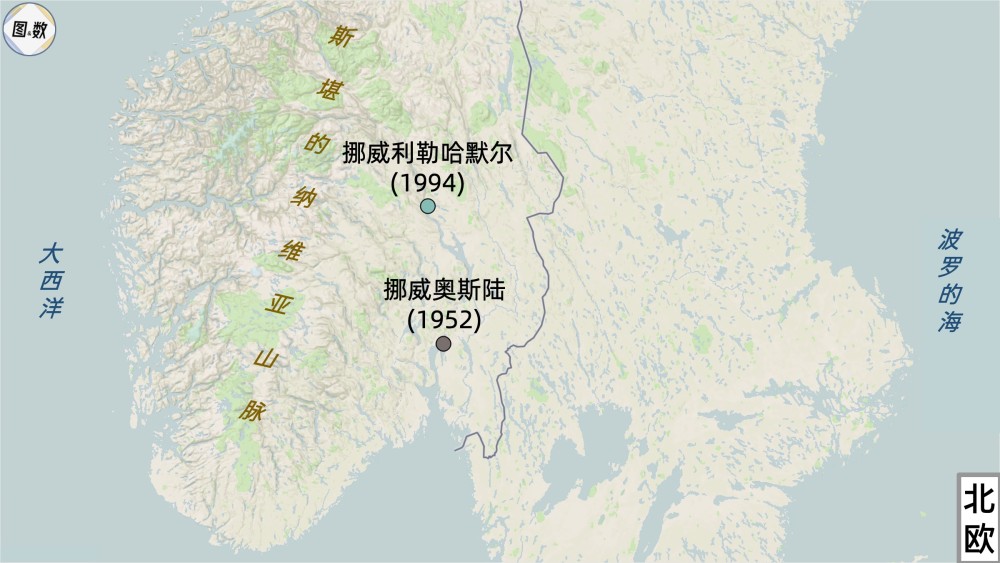 利勒哈默尔地图图片