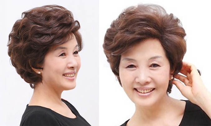 50岁女士如何拥有短发造型推荐3种卷发中年女人尽量不留长发