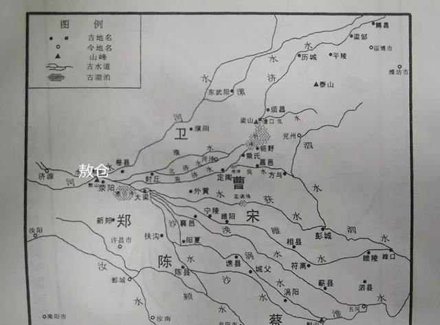 荥阳和秦朝的粮仓敖仓遥相呼应,如果某地出现暴乱,秦军可以顺着四通