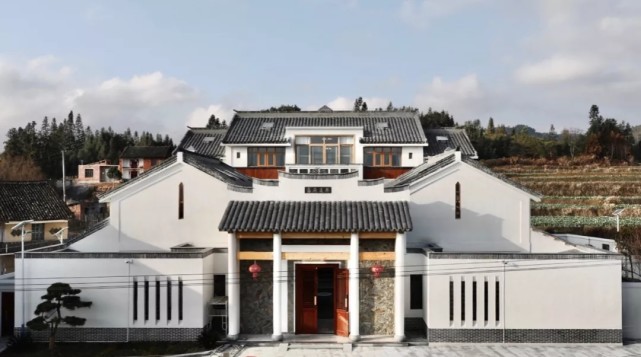 江西萍乡现代新中式徽派四合院实景拍摄——新民居鲁工出品