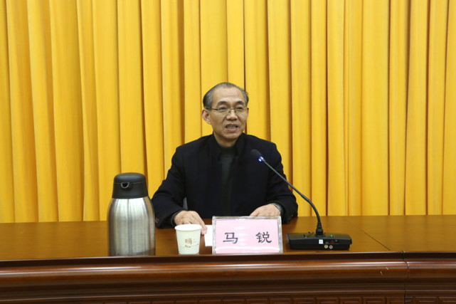 (湖北省委组织部部务委员马锐同志讲话)