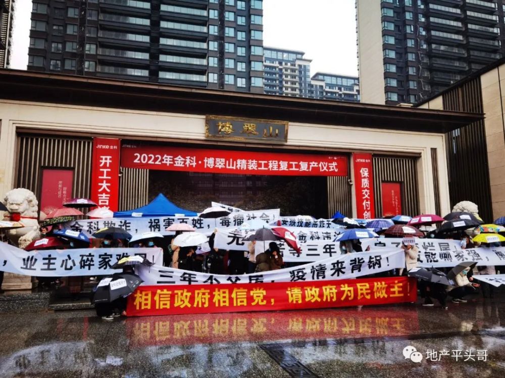 金科博翠山首批交付了但等了3年半仅交7层楼