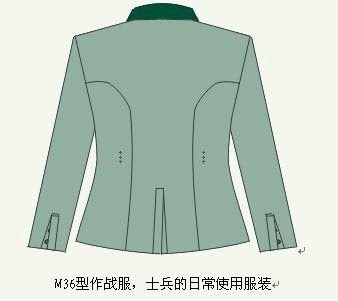 m36军服(m35礼服图上(m34礼服实图上(m34常服图上)1934年,随著纳粹