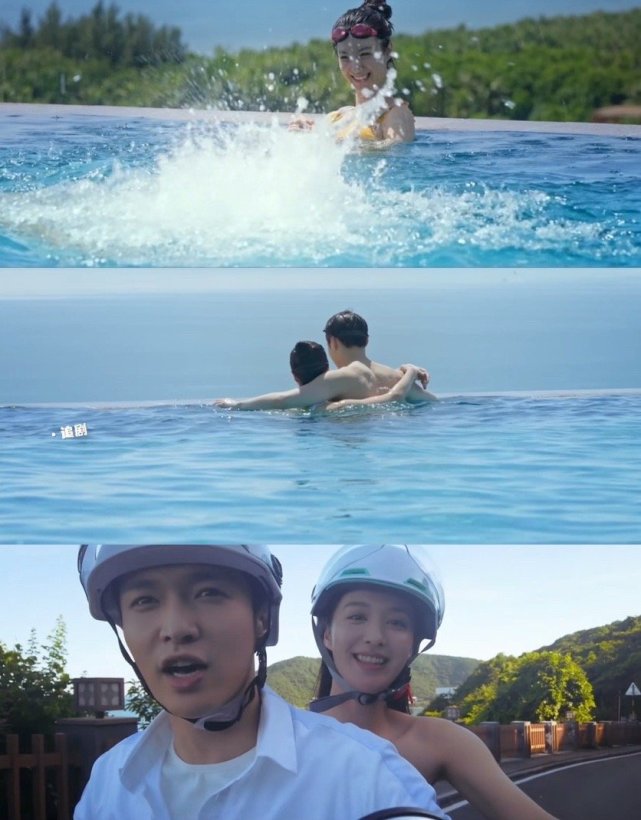 这次一定要he 好吗,答应我","羡慕可以搂着张艺兴的宽肩窄腰了,泳池