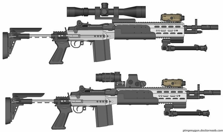 枪械图鉴mk14ebr战斗步枪